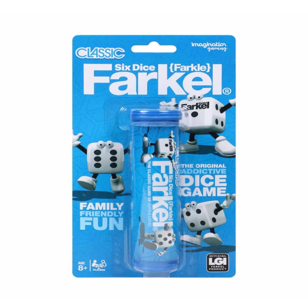 Classic Six Dice Game - Blue